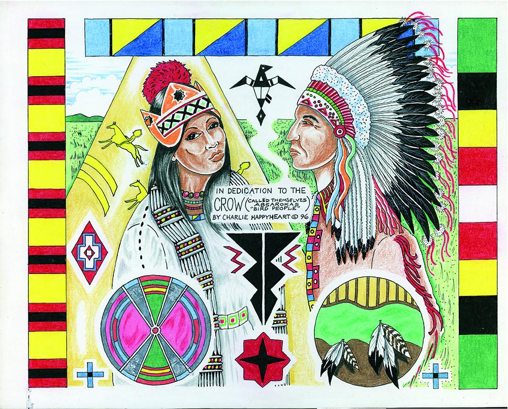 Crow Indian Print