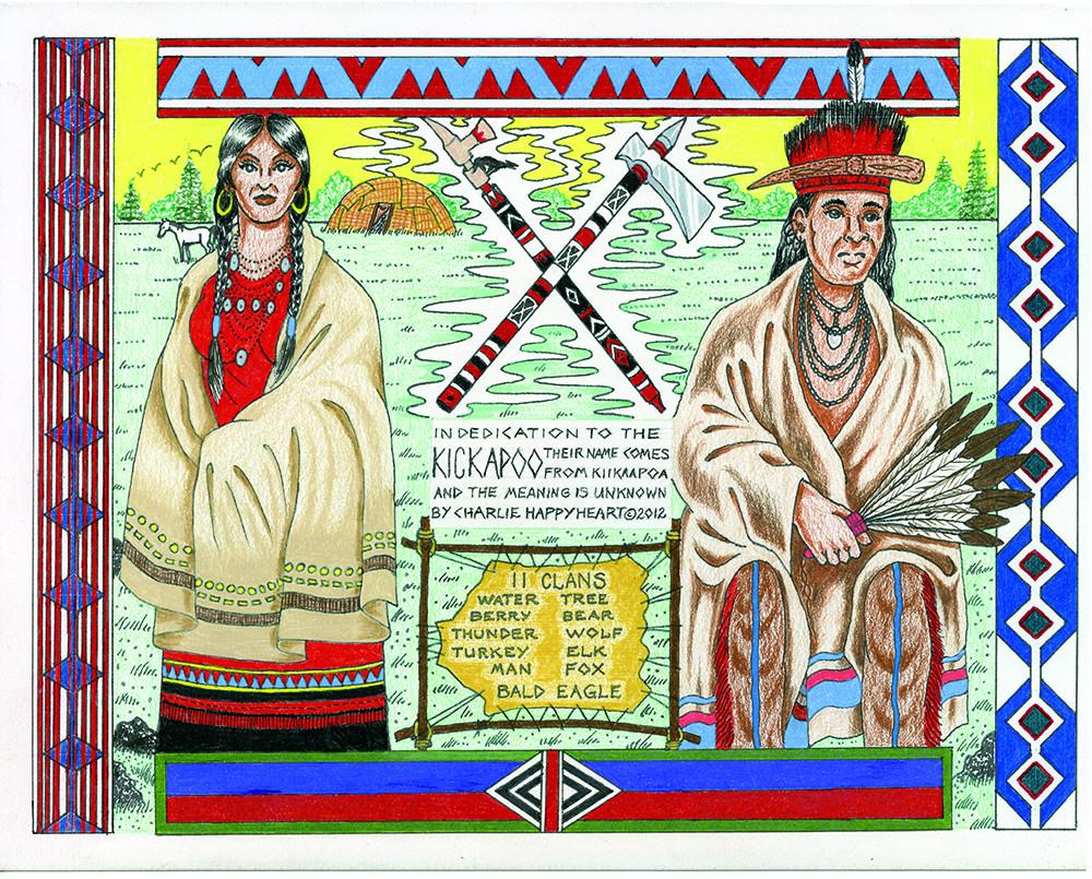 Kickapoo Indian Print