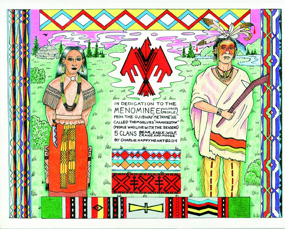 Menominee Indian Print