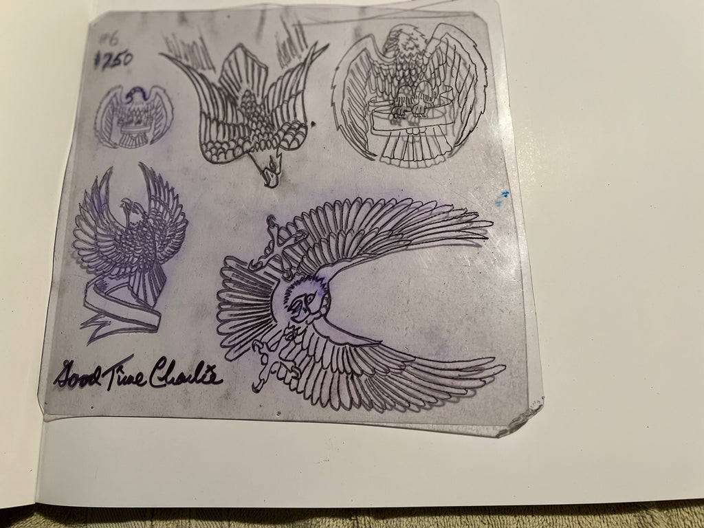 GTC Acetate Stencils  - Eagles Flying #3