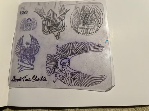 GTC Acetate Stencils  - Eagles Flying #3