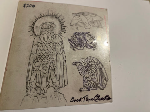 GTC Acetate Stencils  - Eagles Sun #2