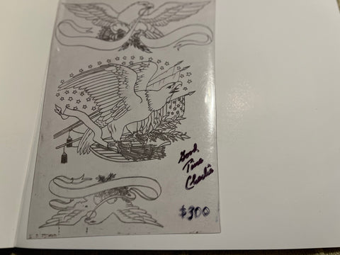 GTC Acetate Stencils  - Eagles Flag and Stars #4