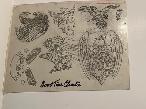 GTC Acetate Stencils  - Eagles HD #1