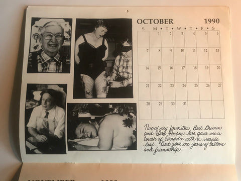 Elizabeth Weinzirl 1990 Calendar