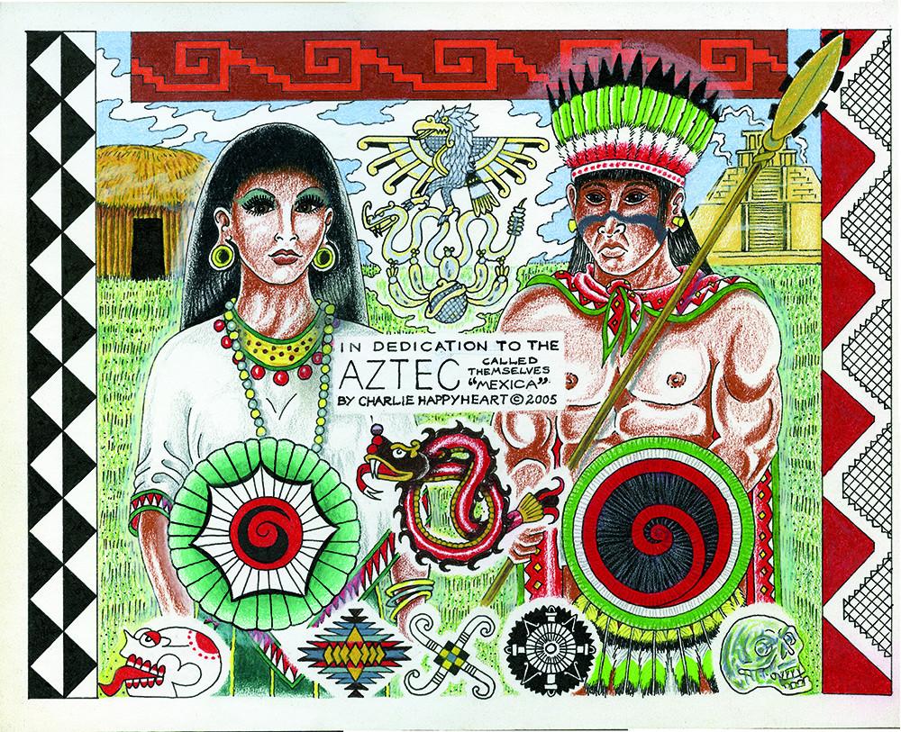 Aztec Indian Print