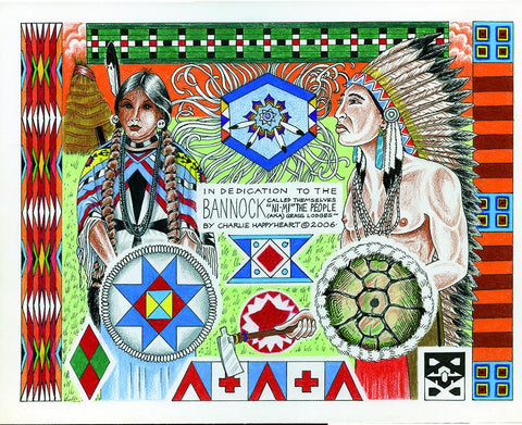 Bannock Indian Print