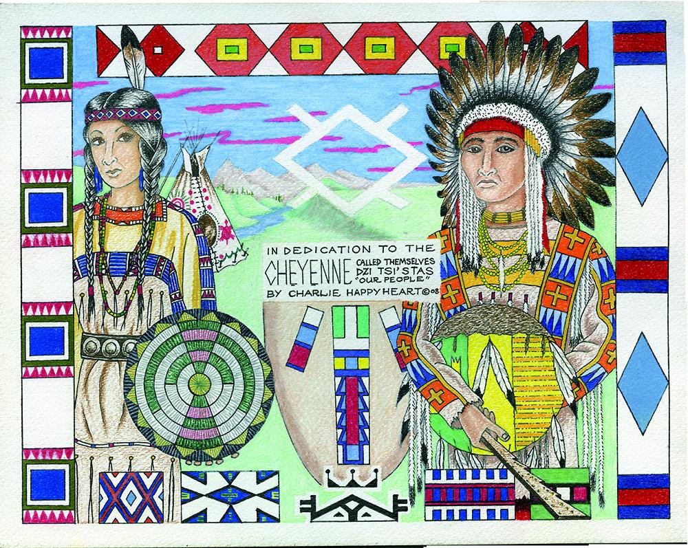 Cheyenne Indian Print