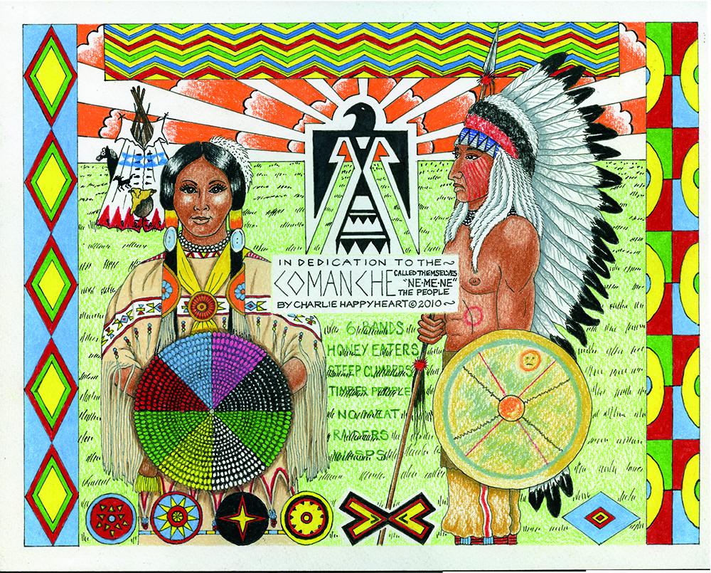 Comanche Indian Print
