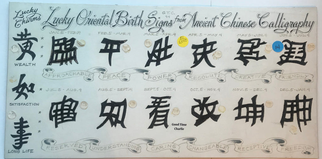 Lucky Oriental Birth Signs. 81