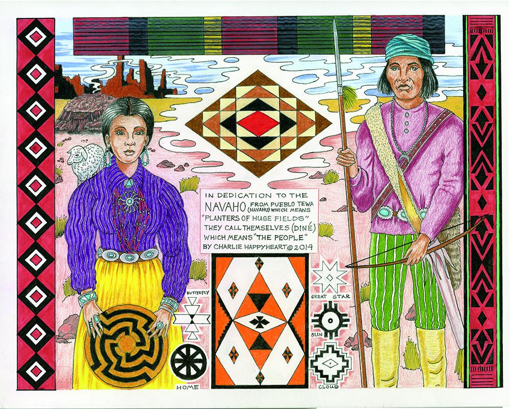 Navaho Indian Print