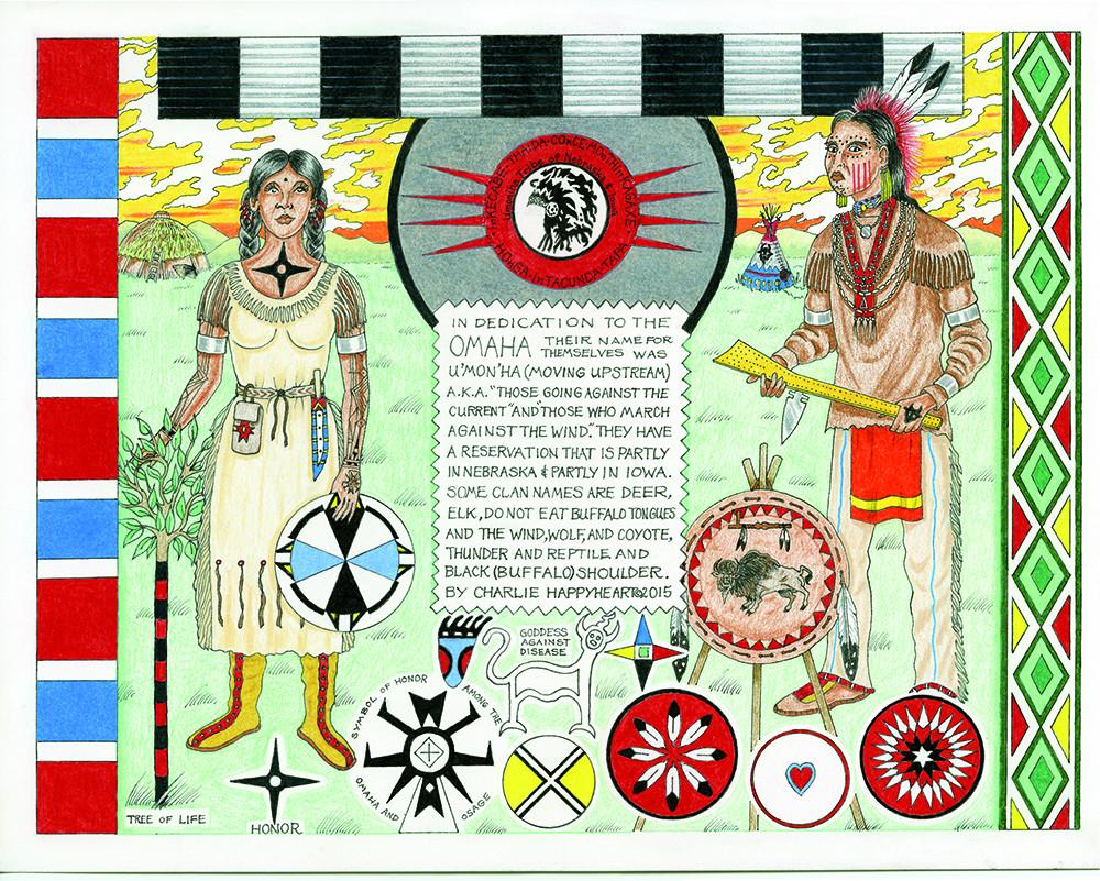 Omaha Indian Print