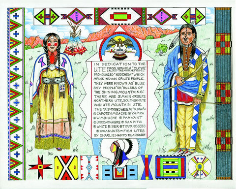 Ute Indian Print