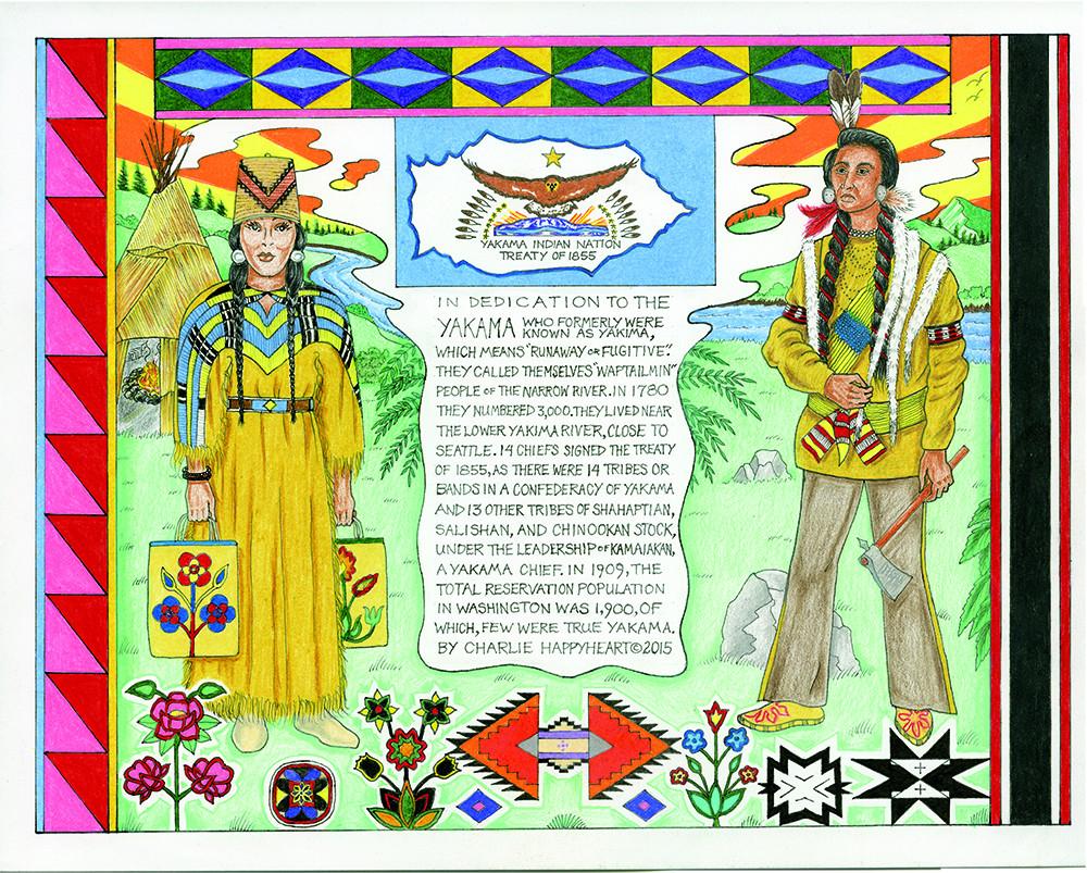 Yakama Indian Print